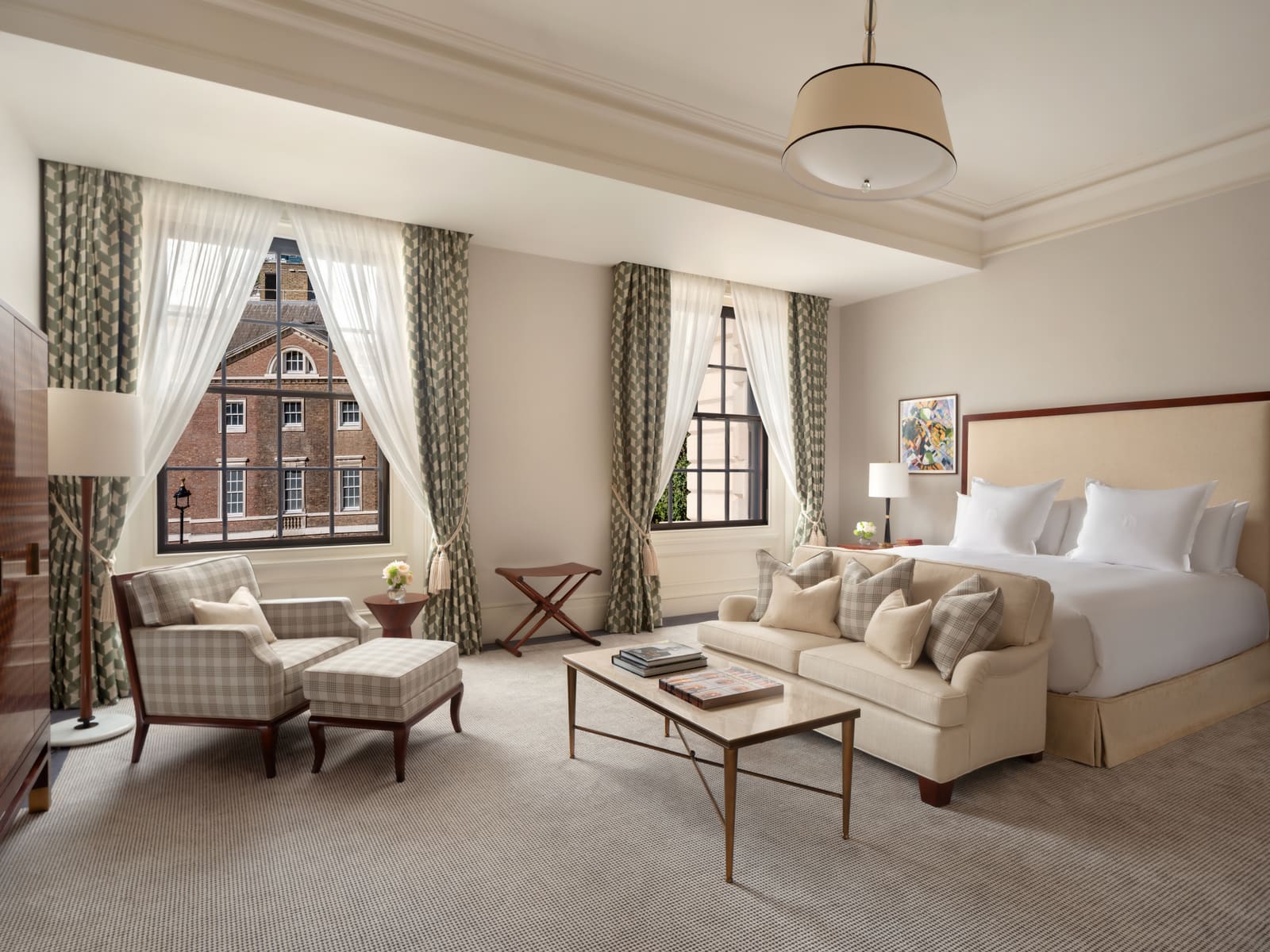 Junior Suite at Raffles London at The OWO, Whitehall. Official hotel photograph.