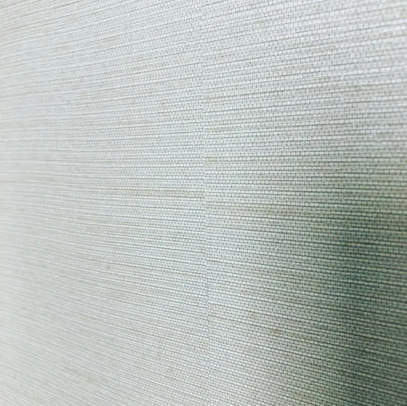 Close-up of a woven, natural-texture Phillip Jeffries wallcovering, the Millennium Hotel, Grosvenor Square, now The Biltmore Mayfair.
