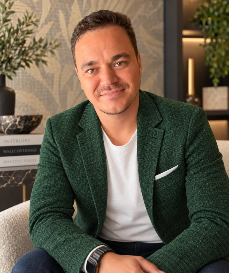 Dorin Burcus, founder of Mr Wallcover