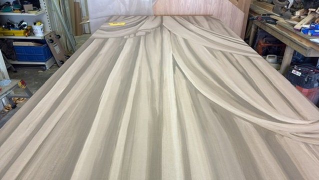 Detail of an Overture flat ready for Calico's London Design Festival dinner.